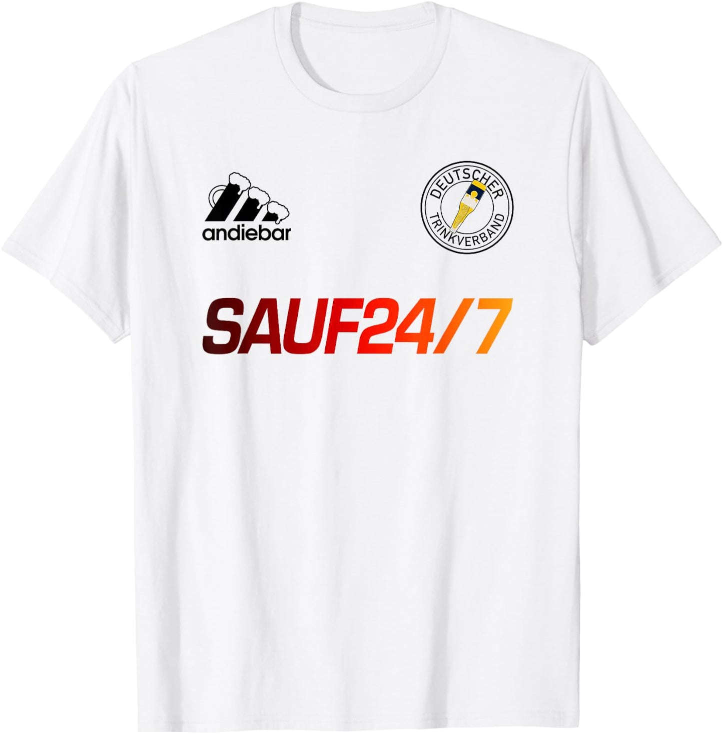SAUF 24/7 – X Malle Jersey Germany Beer , White T-Shirt - T-Shirt | White