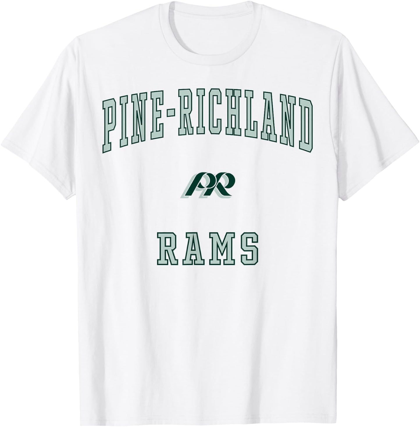Pine-Richland High School Rams T-Shirt - T-Shirt | White