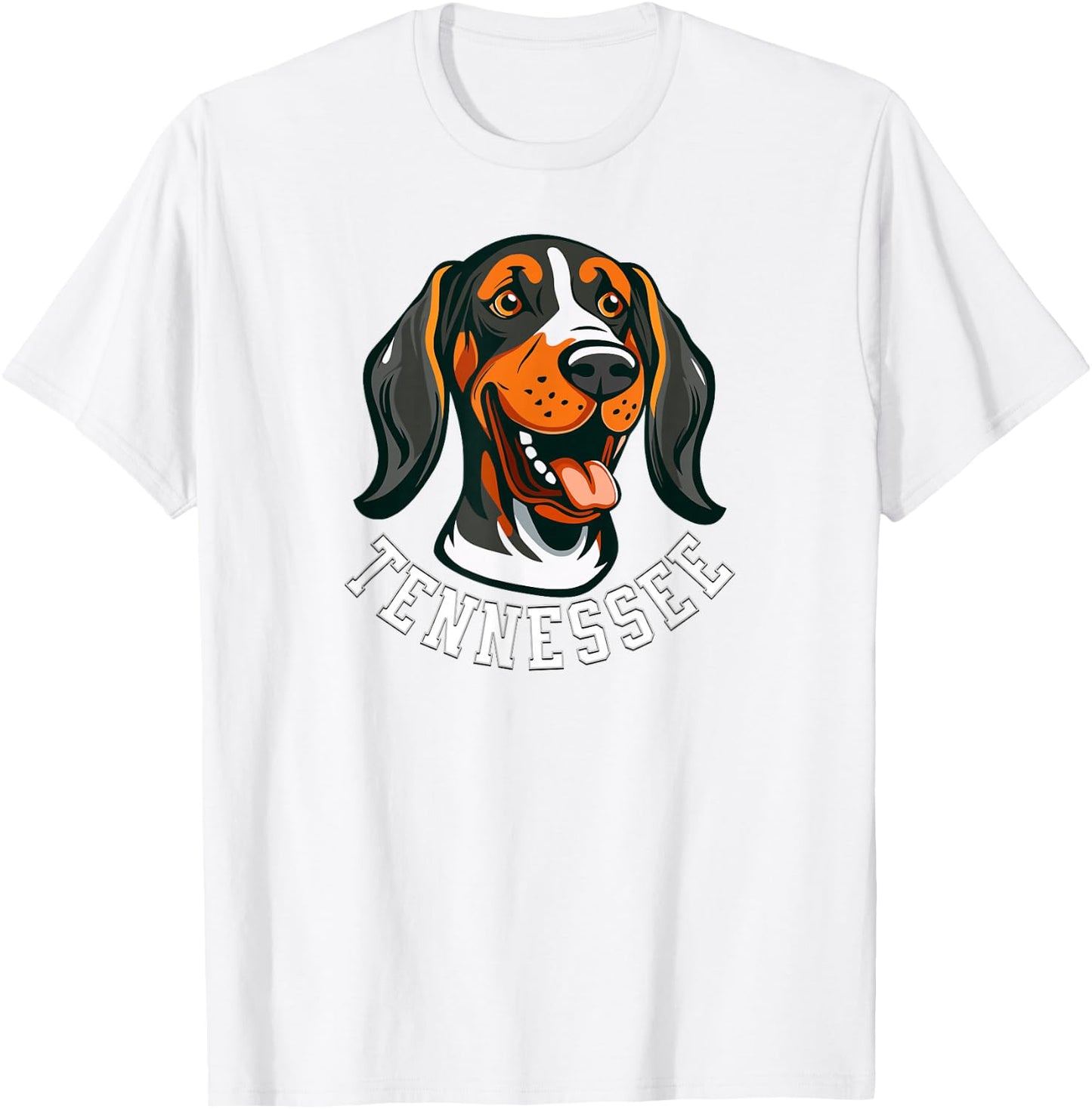 Tennessee Dog Sport Lovers | Tennessee Fan Coonhound T-Shirt - T-Shirt | White