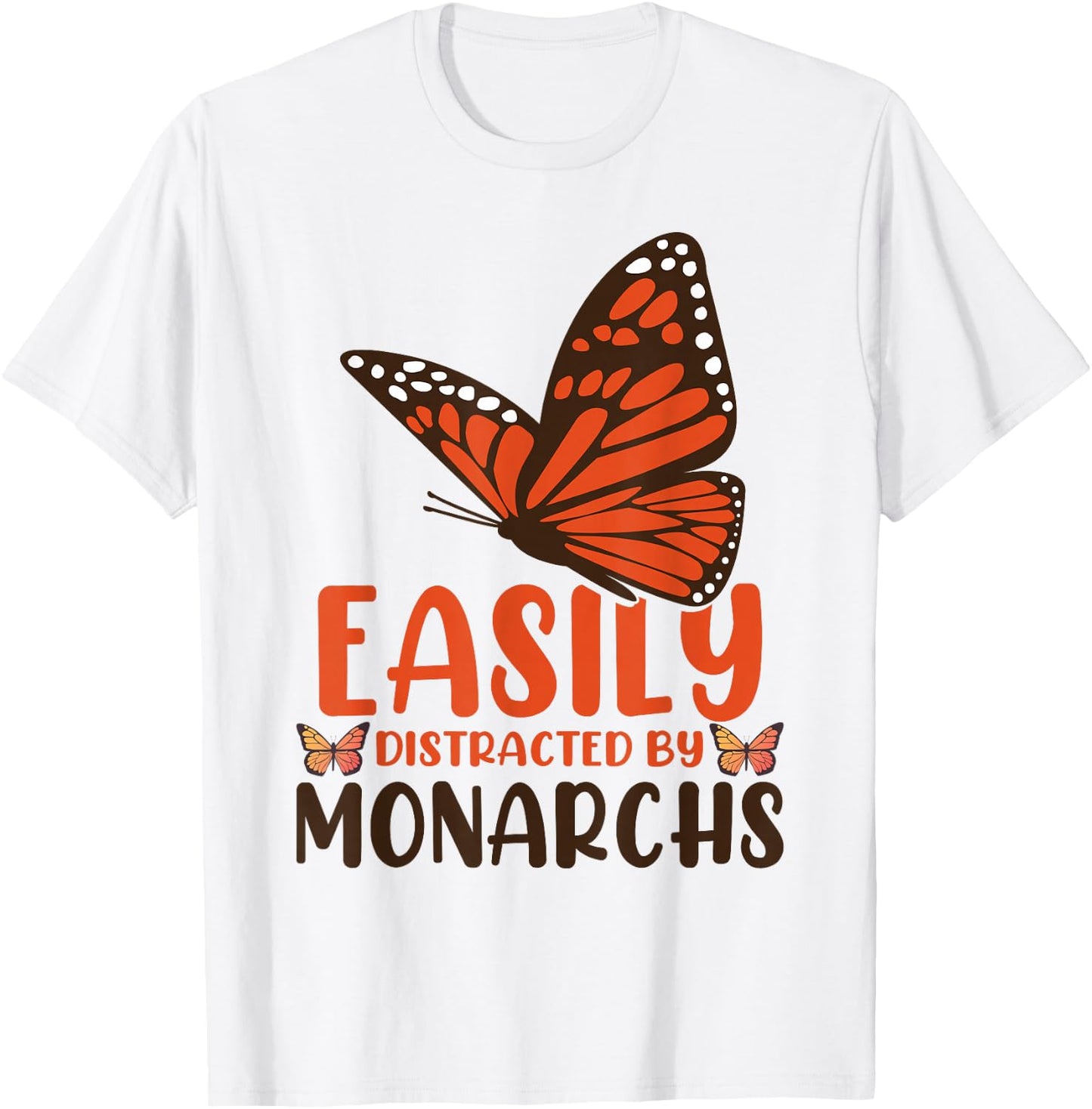 Monarch Butterfly T-Shirt - T-Shirt | White