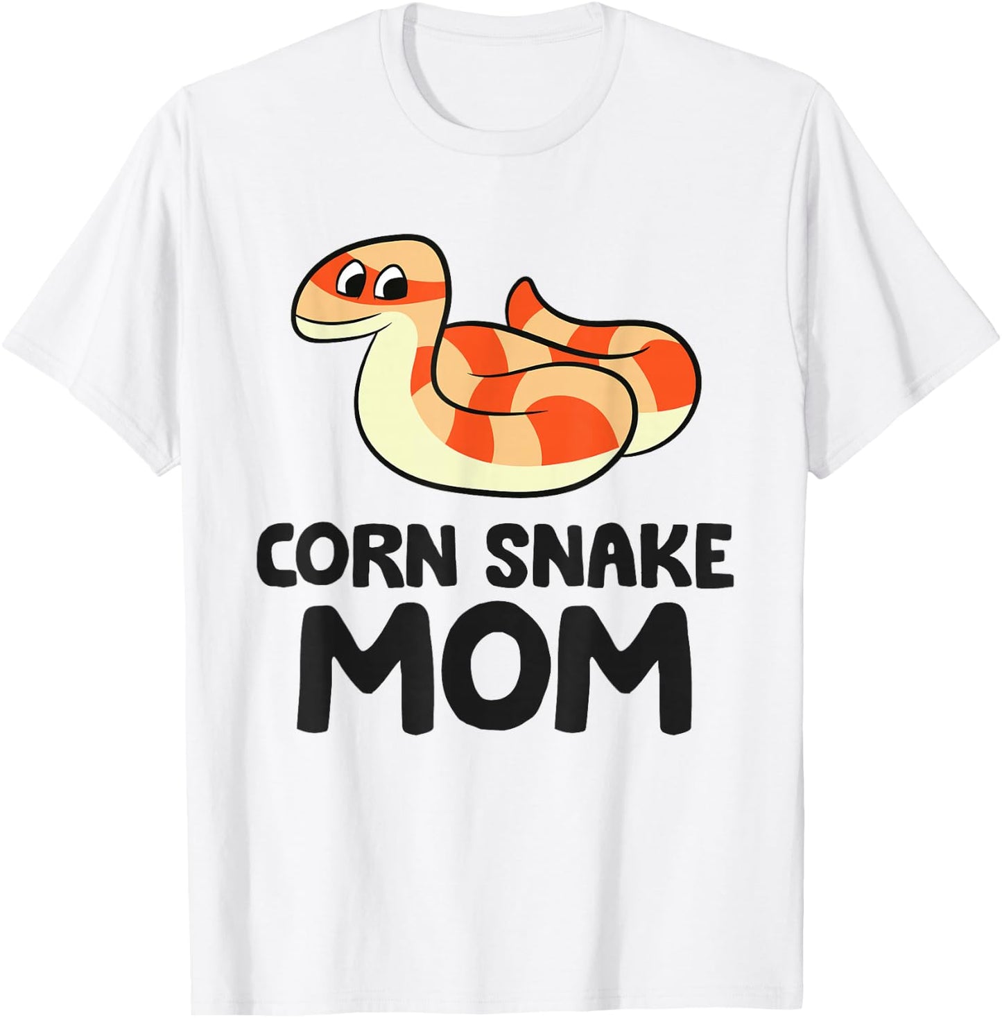 Corn Snake Pet Snake Funny Corn Snake Mom T-Shirt - T-Shirt | White