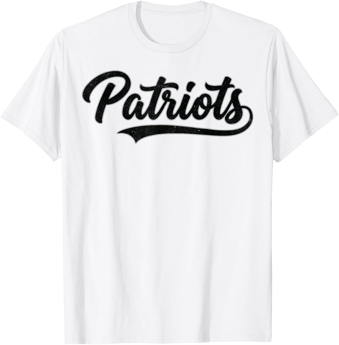 Patriots Vintage Name Women Boys Girls Kids Youth T-Shirt - T-Shirt | White