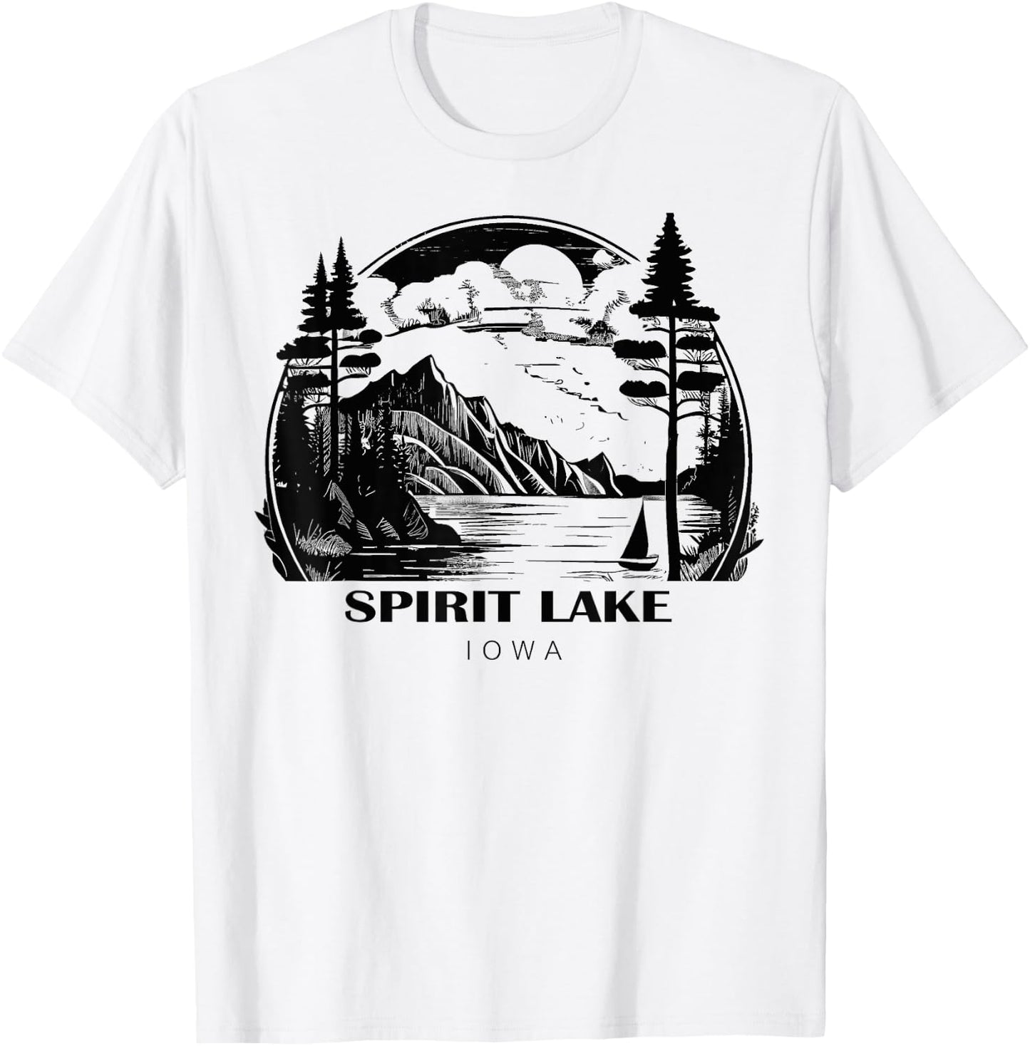 Spirit Lake Iowa T-Shirt - T-Shirt | White