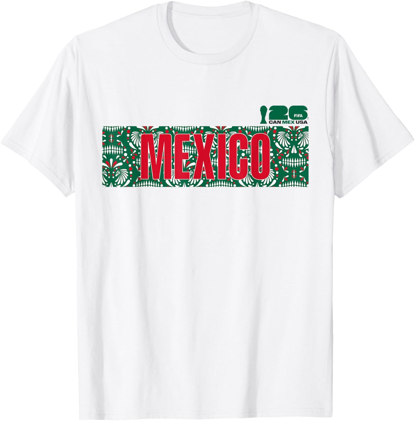 FIFA WORLD CUP26 Mexico Host Country Banner T-Shirt - T-Shirt | White