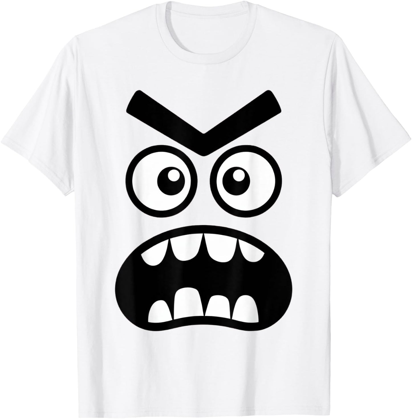 Creepy Carrots Face Halloween Funny Costume Kids Boys Women T-Shirt - T-Shirt | White