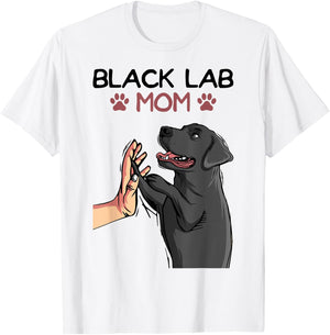Schwarzer Labrador Retriever Black Lab Mom Labbi Hunde T-Shirt - T-Shirt | White