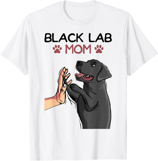 Schwarzer Labrador Retriever Black Lab Mom Labbi Hunde T-Shirt - T-Shirt | White