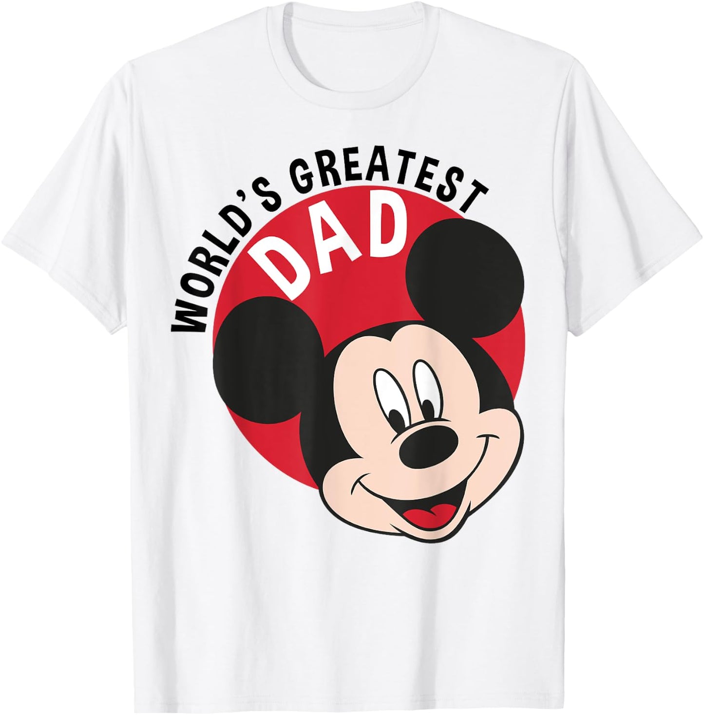 Disney Mickey Mouse: The World's Best Dad for Father's Day T-Shirt - T-Shirt | White