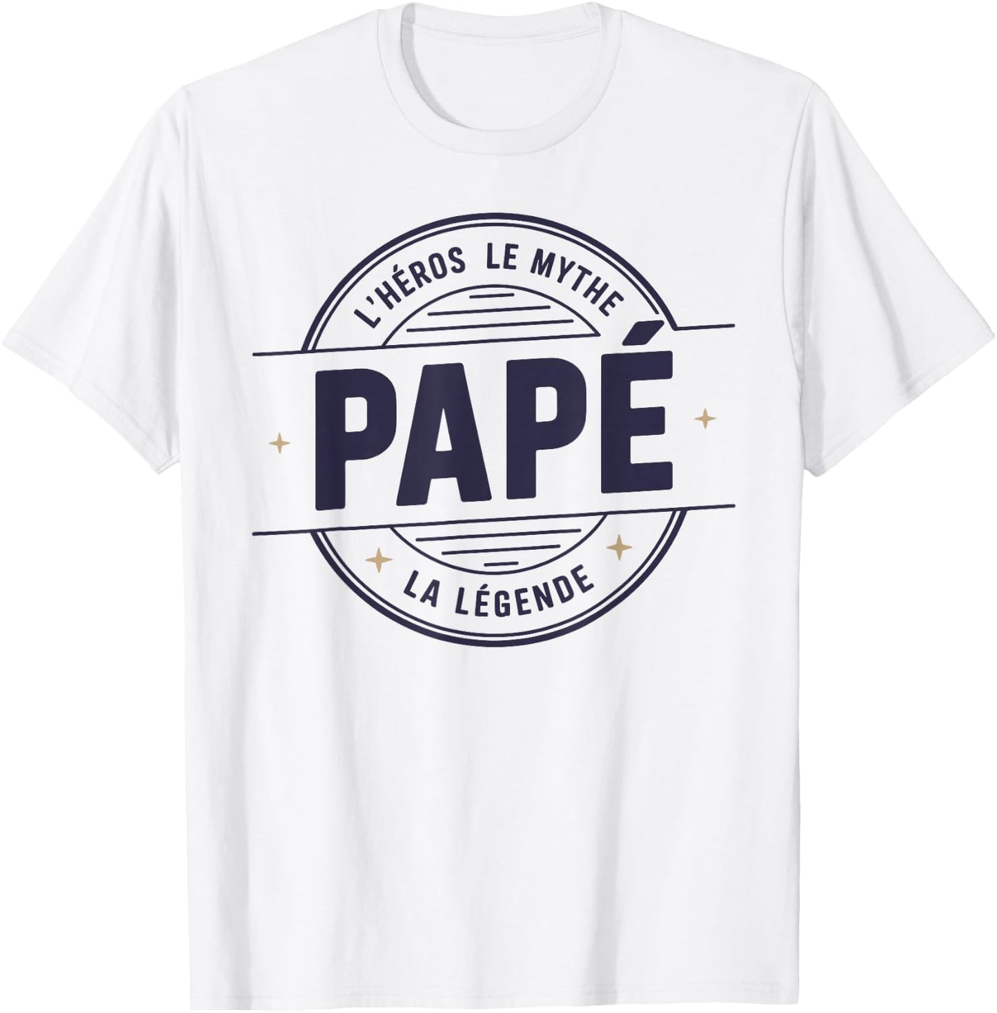Papé Hero Myth Legend Humour Funny Party Papé T-Shirt - T-Shirt | White
