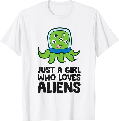 Alien Ufo Extraterrestrials Just a Girl Who Loves Aliens