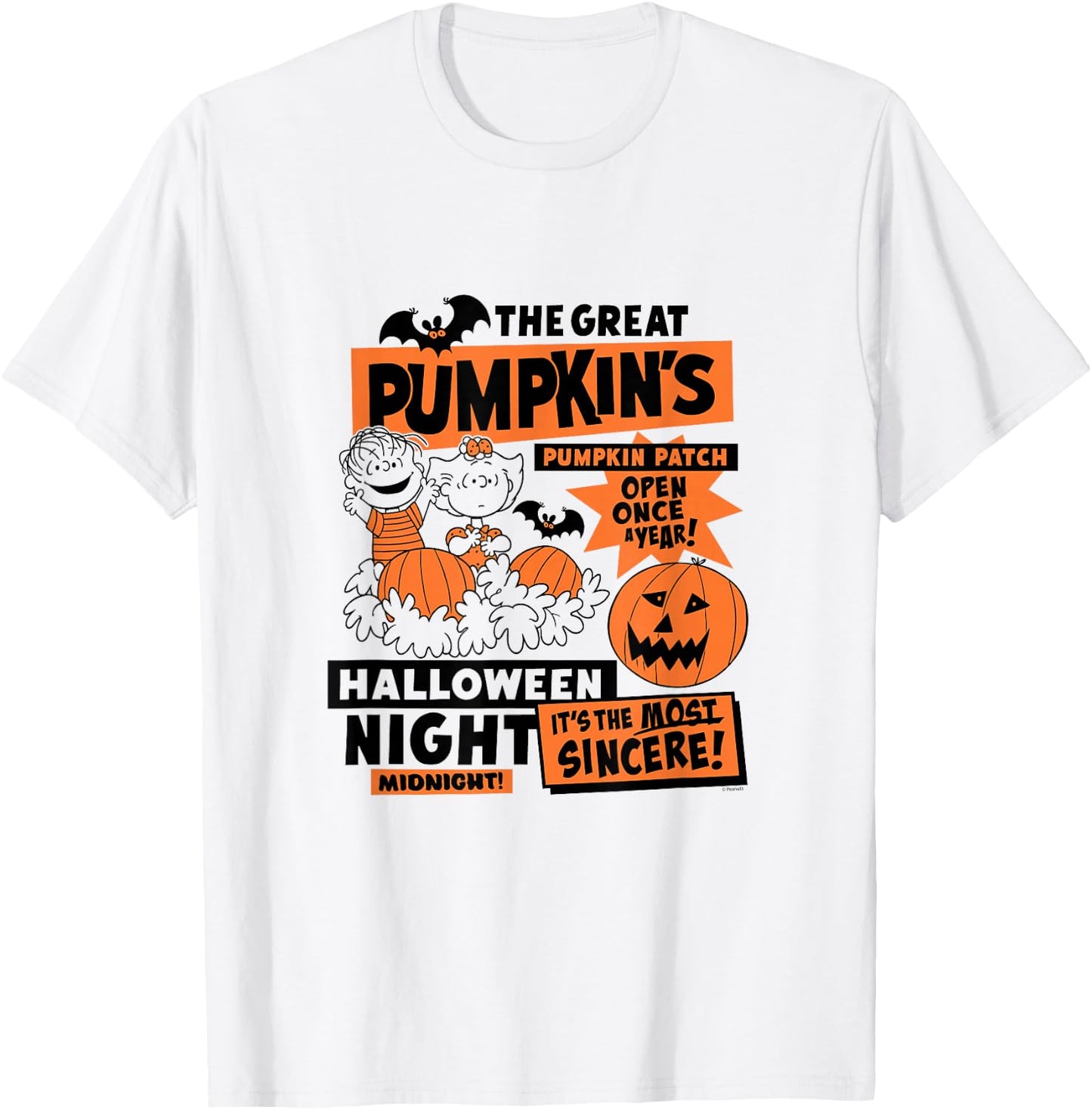 Great Pumpkin Patch T-Shirt - T-Shirt | White