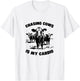 CHASING COWS IS MY CARDIO - Fun Farming T-Shirt - T-Shirt | White