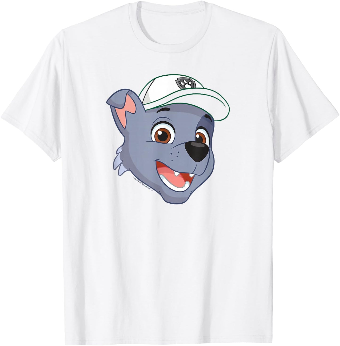 PAW Patrol Rocky Grin , Green T-Shirt - T-Shirt | White