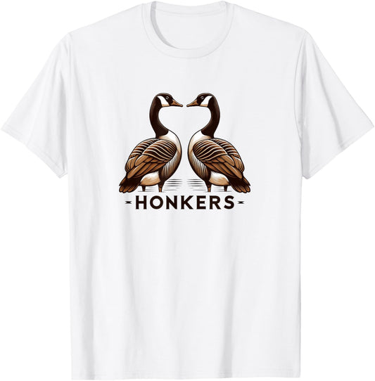 funny Birdwatcher design Bird Watching, Honkers T-Shirt - T-Shirt | White