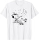 Peanuts - Snoopy Camping , gray T-Shirt - T-Shirt | White