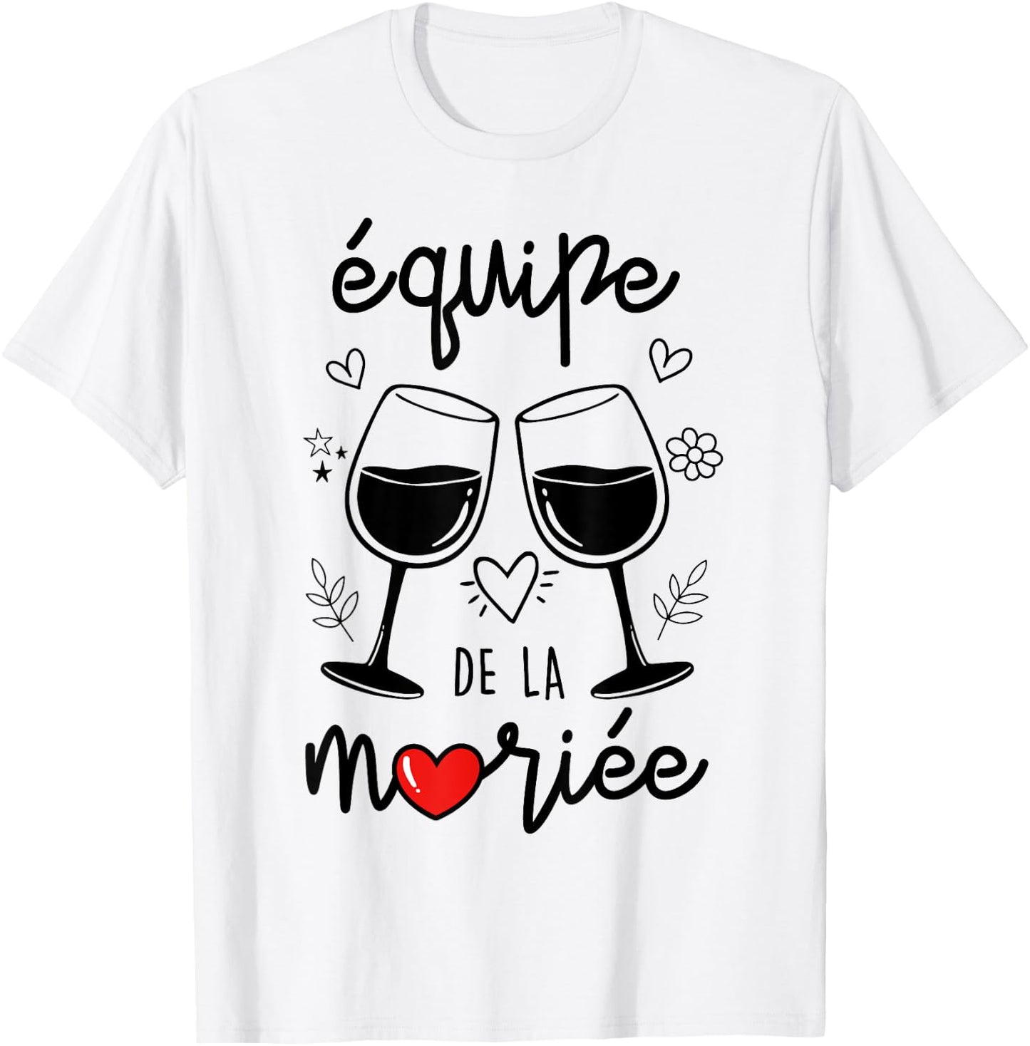 Drôle Femme Team De La Mariée EVJF Future Mariée T-Shirt - T-Shirt | White