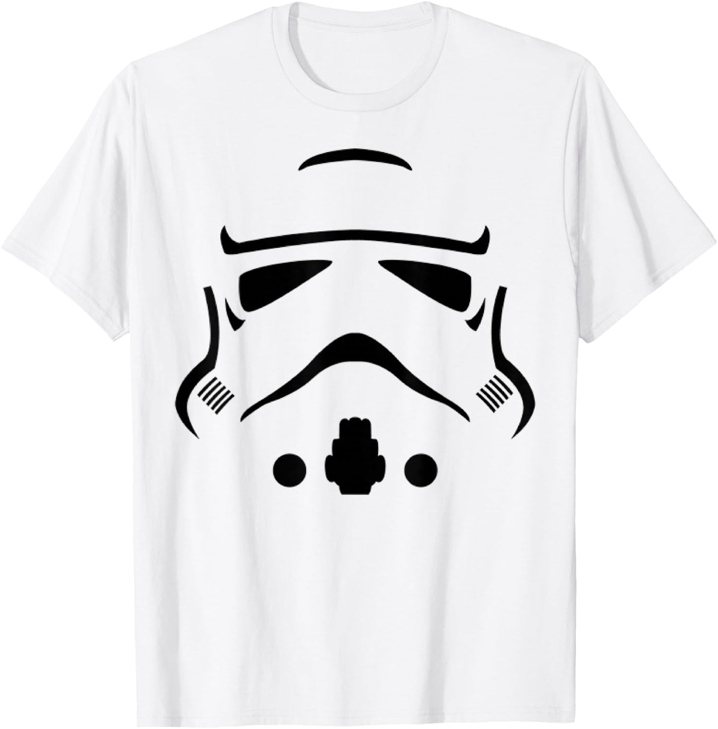 Star Wars Stormtrooper Big Face Costume Halloween T-Shirt - T-Shirt | White