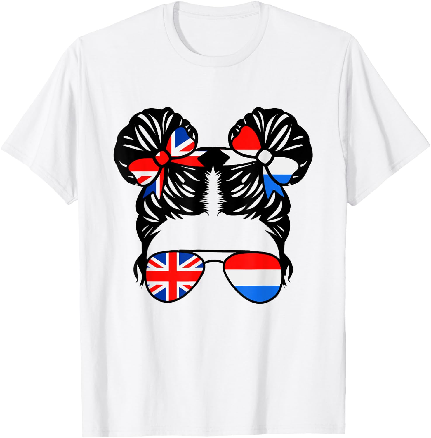 Half British Half Dutch Girl British Kids Heritage T-Shirt - T-Shirt | White