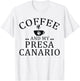 Presa Canario Dog And Coffee T-Shirt - T-Shirt | White