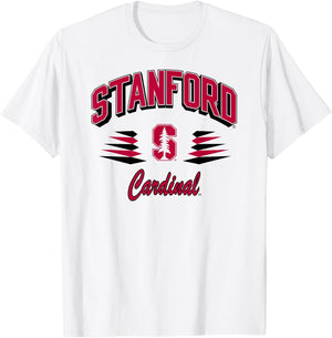 Stanford Cardinal Retro Diamond White Officially Licensed T-Shirt - T-Shirt | White