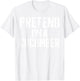 Lazy Easy Halloween Costume Pretend I'm A Cucumber T-Shirt - T-Shirt | White
