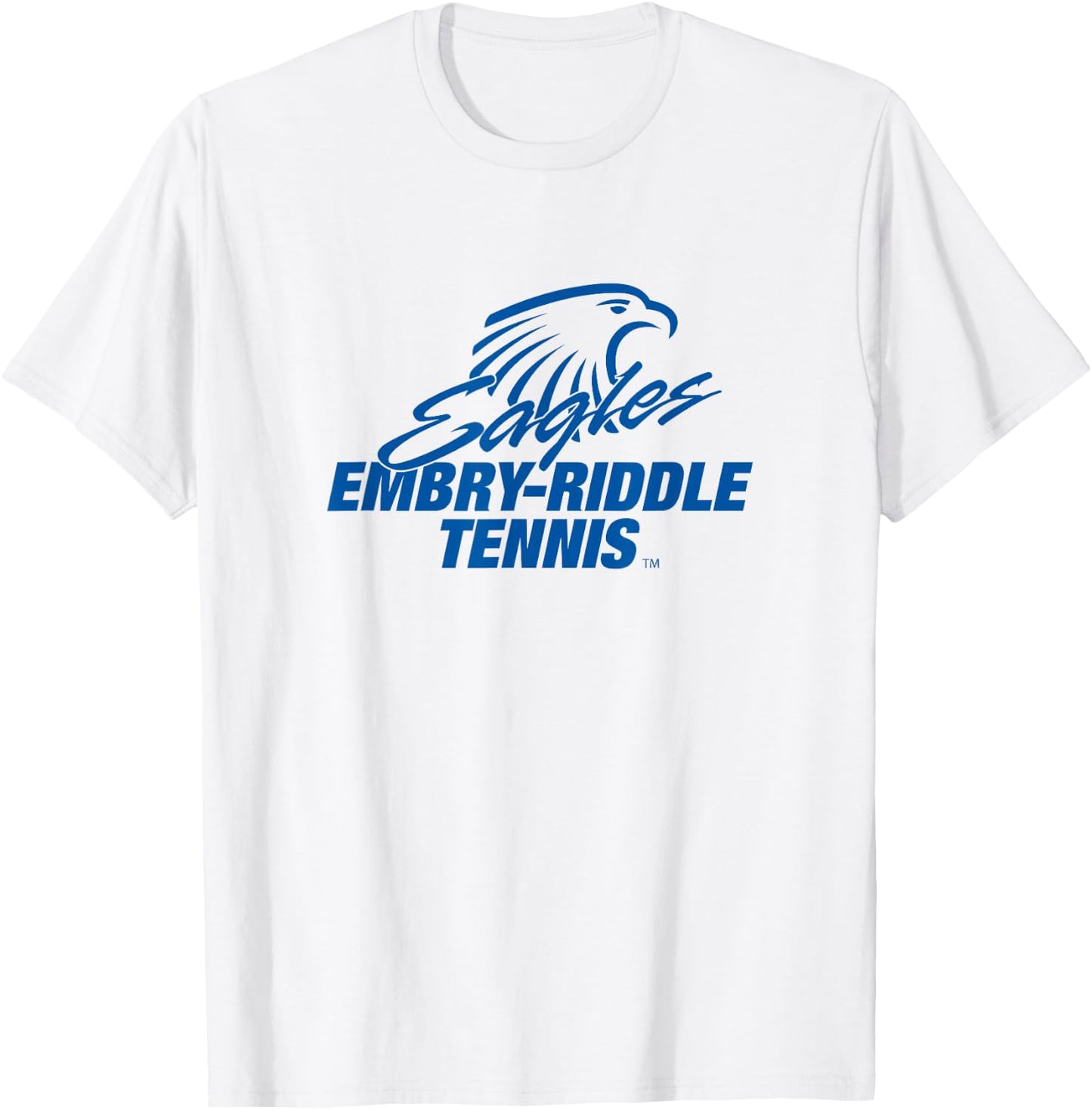 Embry-Riddle Aeronautical Eagles Tennis Sports Fan T-Shirt - T-Shirt | White