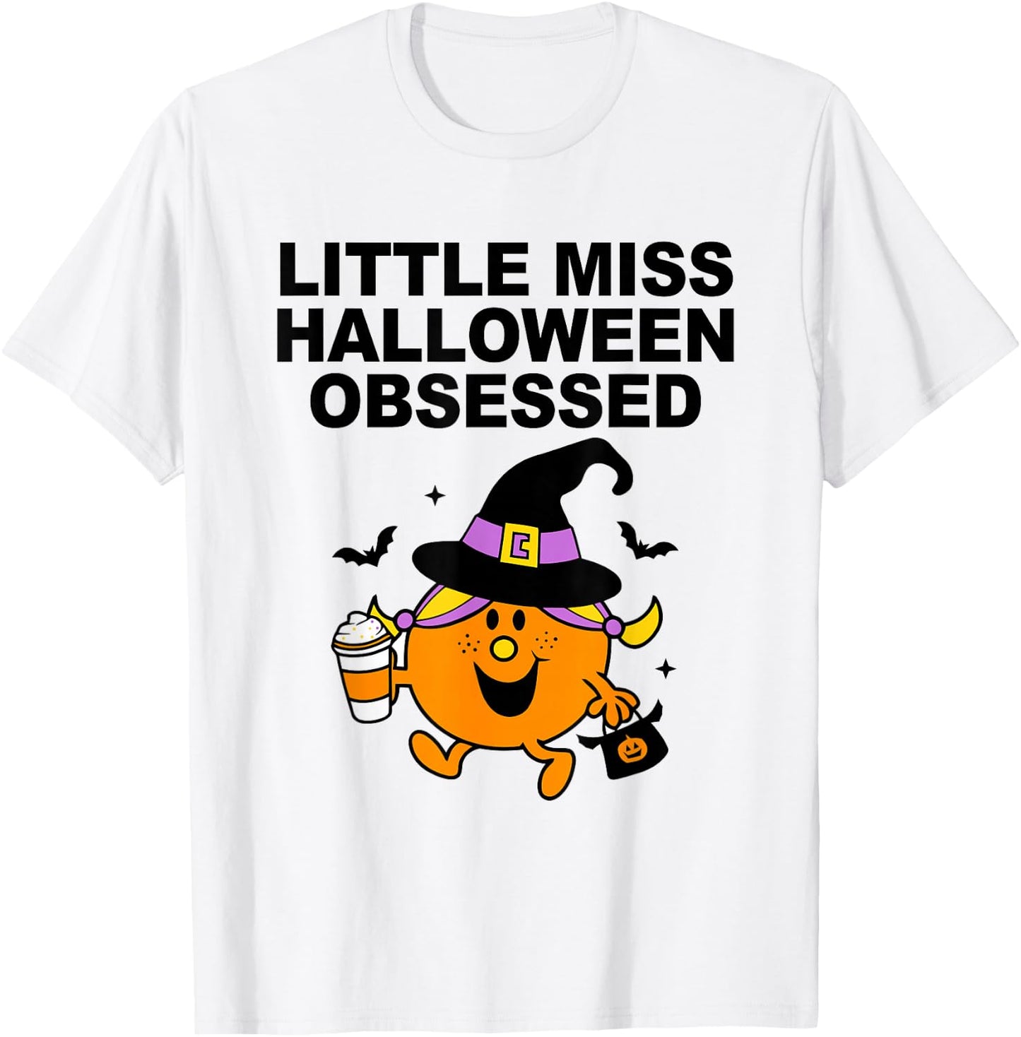 Little miss halloween obsessed Apparel T-Shirt - T-Shirt | White