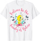 Looney Tunes Tweety Bird Believe In The Beauty Of Nature T-Shirt - T-Shirt | White