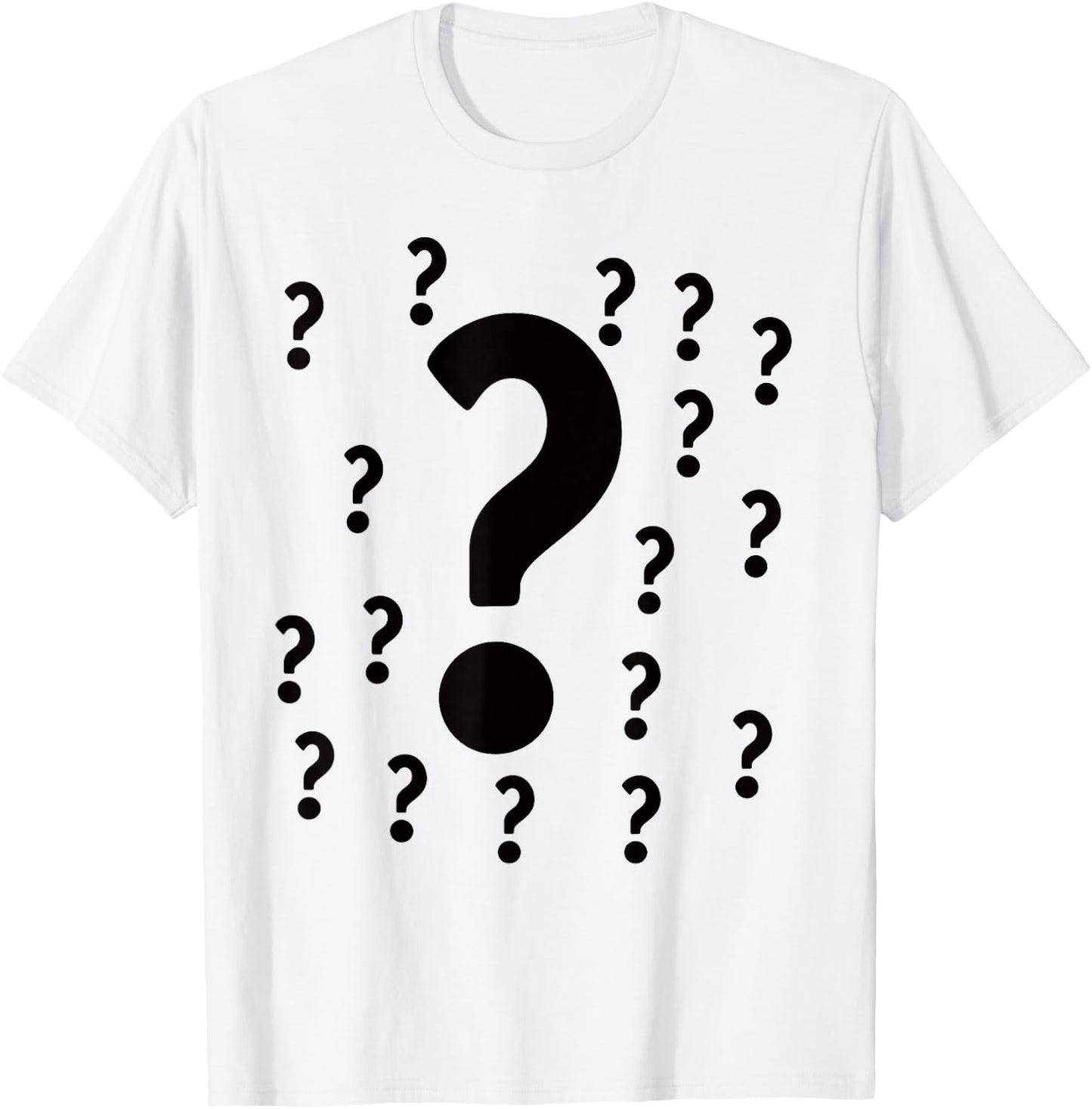 Question Marks Punctuation, Multiple T-Shirt - T-Shirt | White