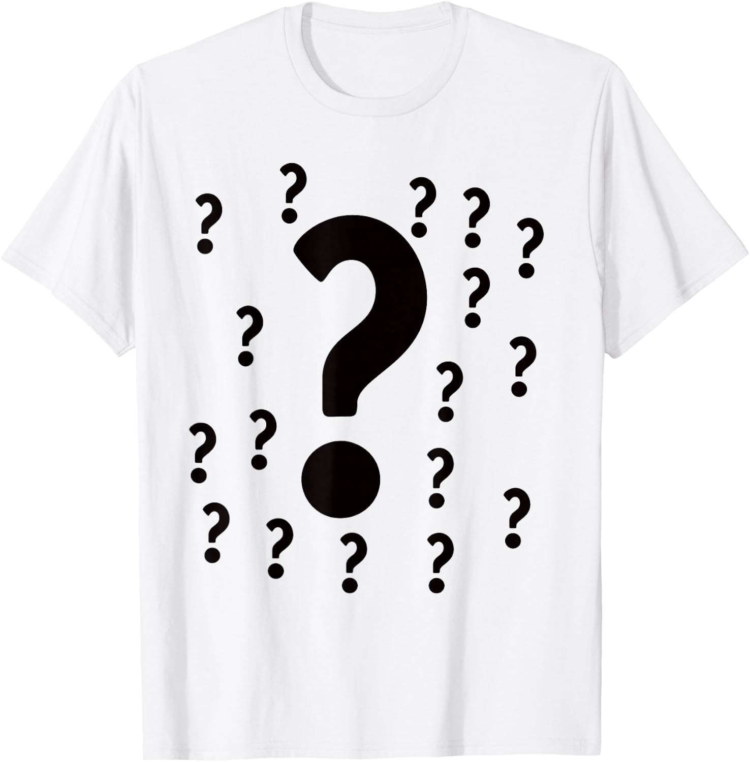 Question Marks Punctuation, Multiple T-Shirt - T-Shirt | White