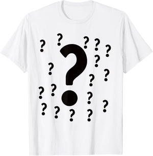 Question Marks Punctuation, Multiple T-Shirt - T-Shirt | White