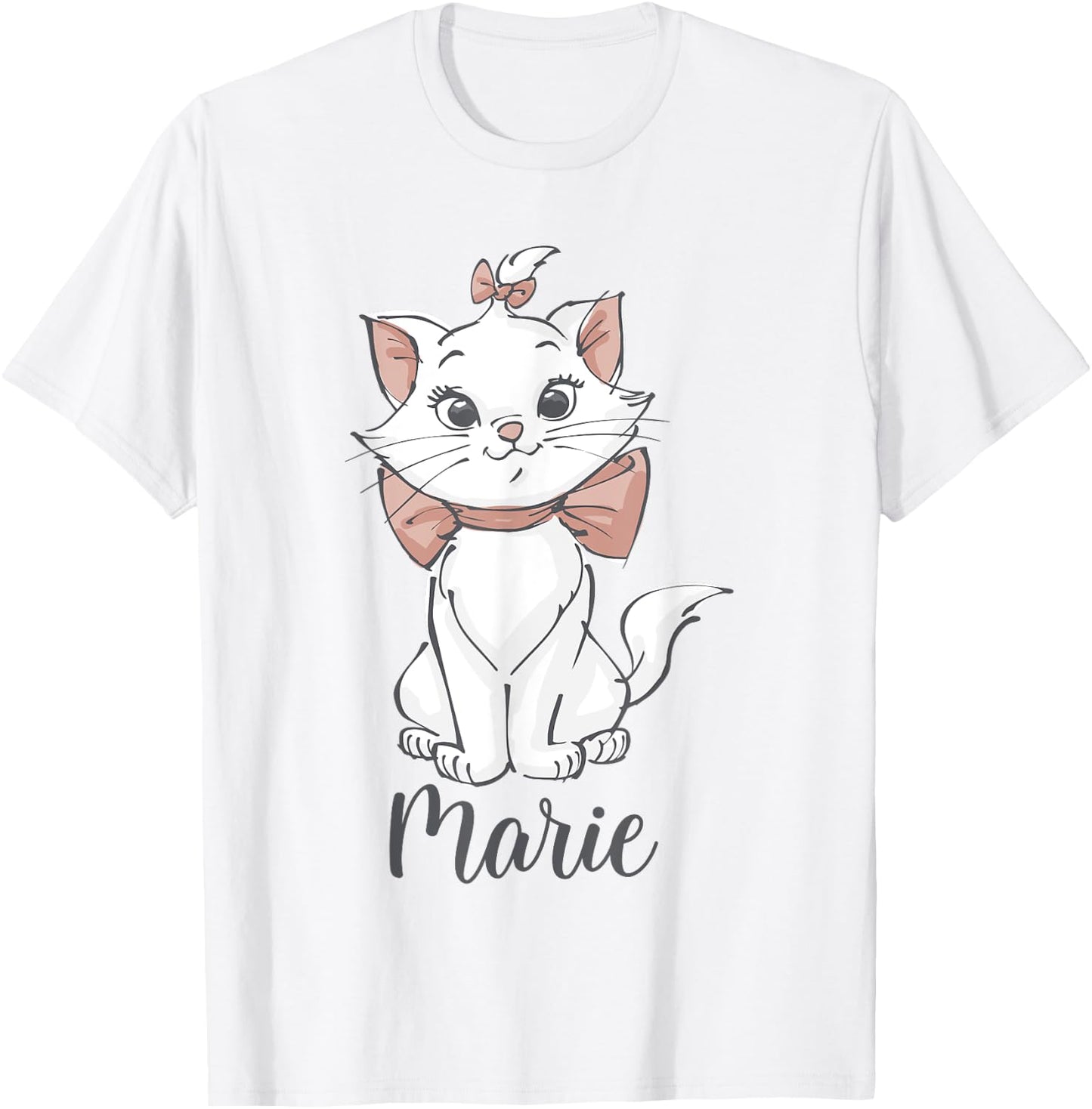 Disney The Aristocats Marie Classic Painting Cute Portrait T-Shirt - T-Shirt | White