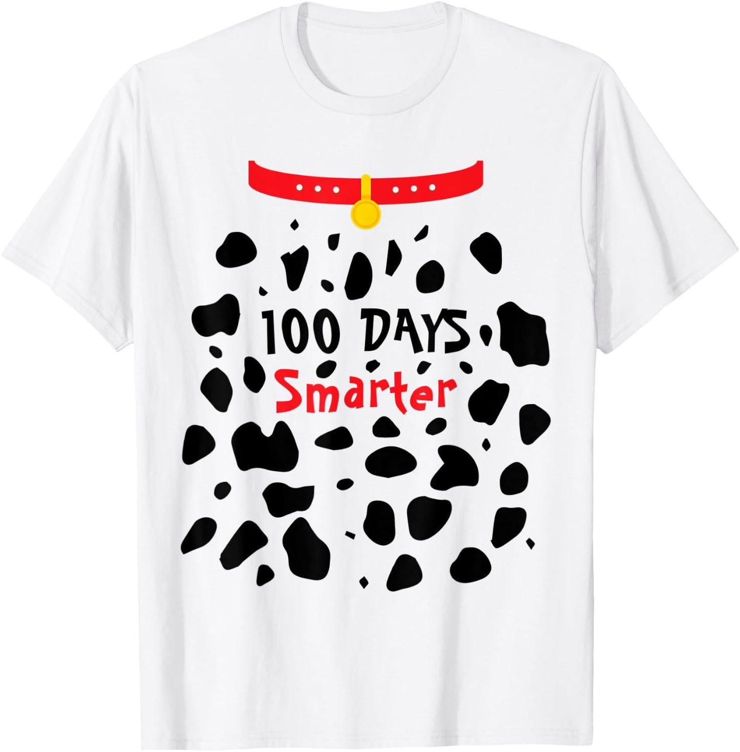 100 Days Smarter Dalmatian Dog Costume Boys Kids 100th Day T-Shirt - T-Shirt | White