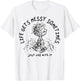 Peanuts - Pigpen Das Leben wird manchmal chaotisch, lassen dich einfach damit abwickeln , gray T-Shirt - T-Shirt | White