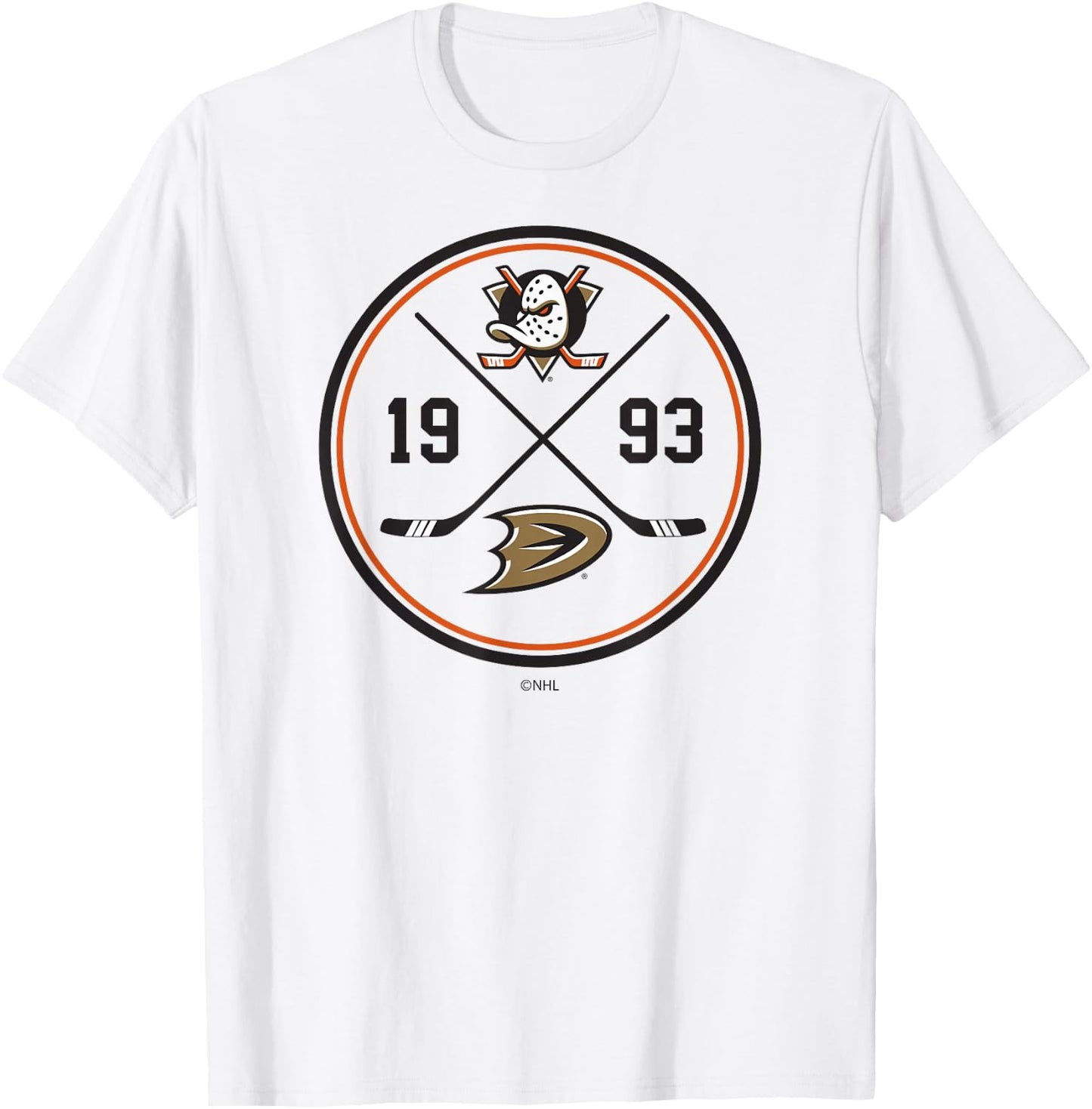 Anaheim Ducks Prize Officially Licensed T-Shirt - T-Shirt | White