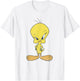 Looney Tunes Tweety Bird Distressed Glare Profile T-Shirt - T-Shirt | White
