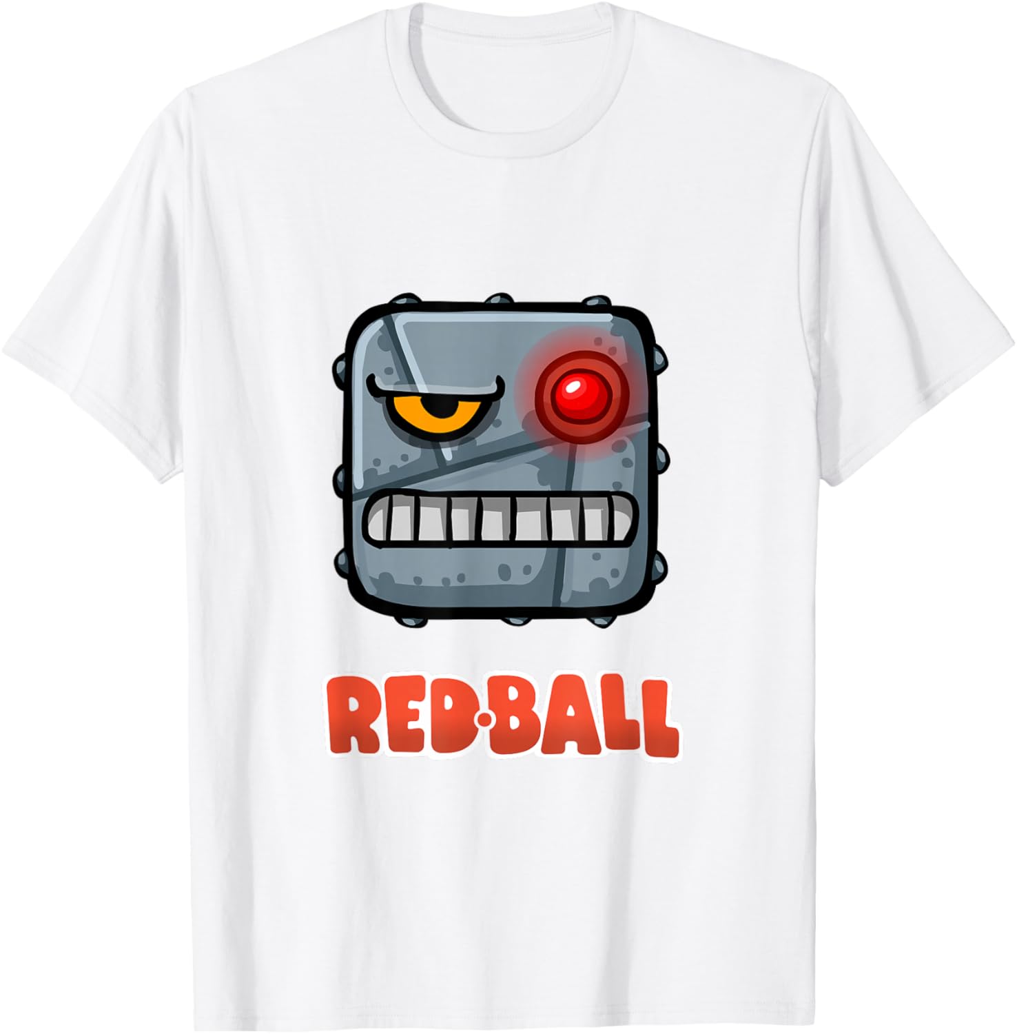 Red Ball 4 - The Robo Box T-Shirt - T-Shirt | White
