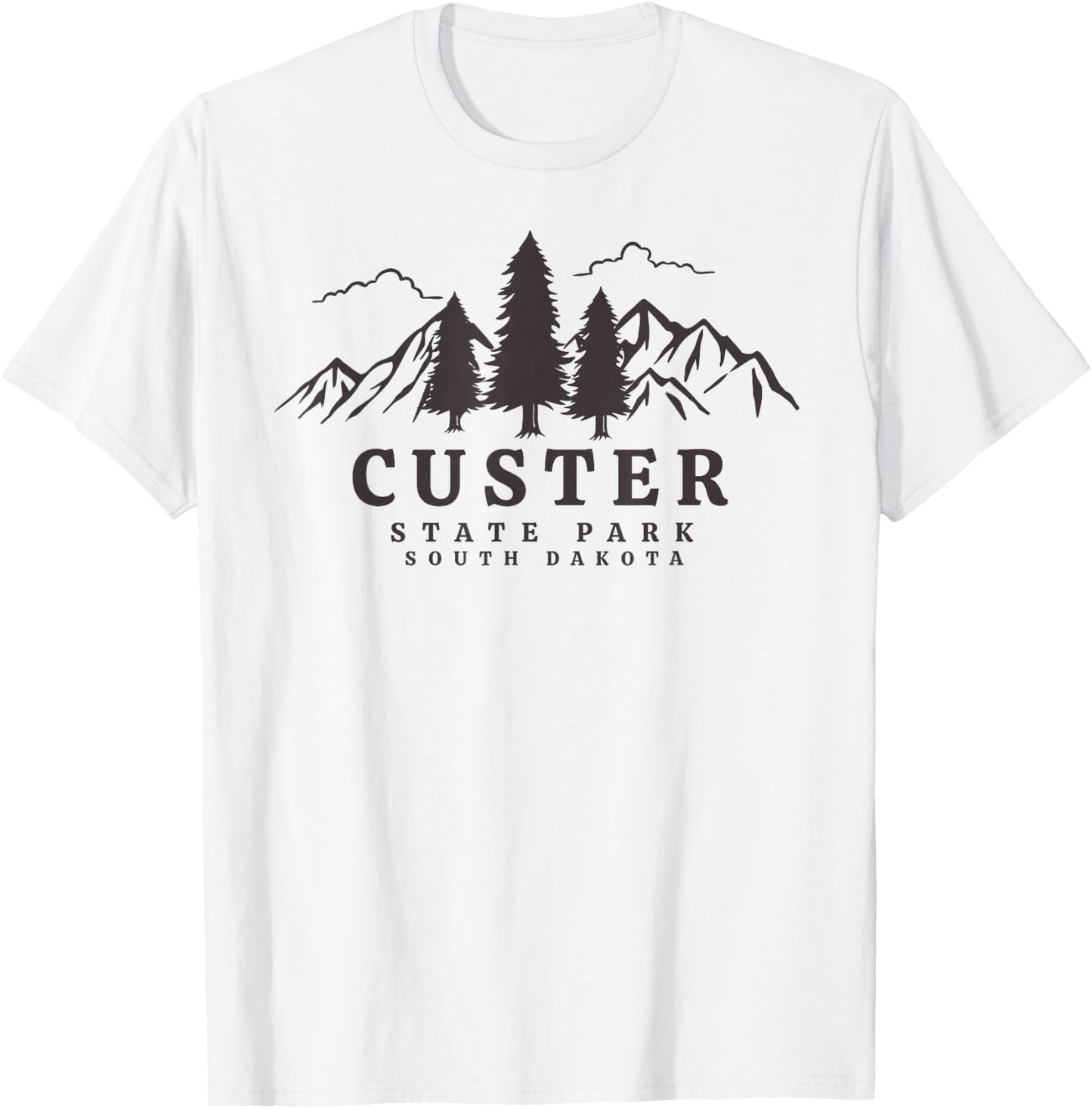 Custer State Park Graphic design T-Shirt - T-Shirt | White