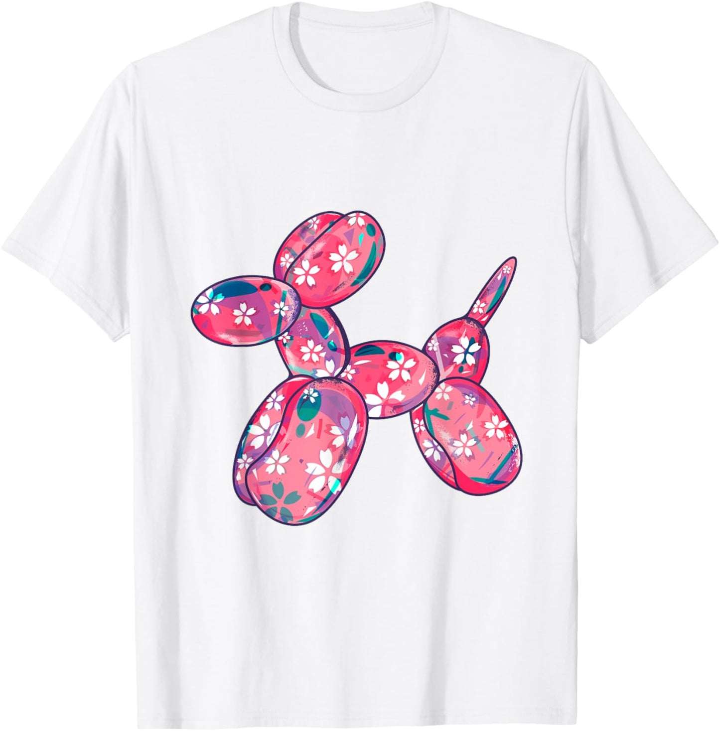 Party Balloon Dog Twister Pet Puppy Animal Keeper Lover Women Kids T-Shirt - T-Shirt | White