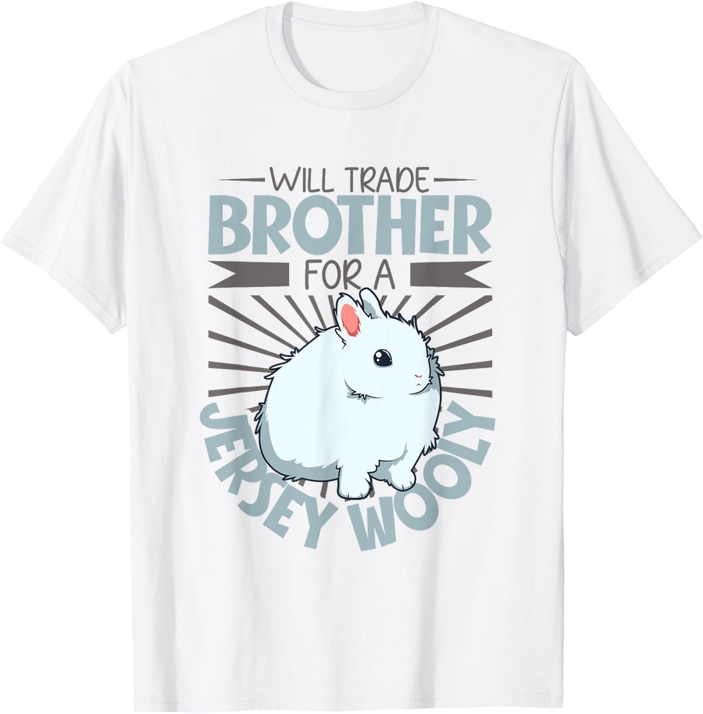 Will trade brother for a Jersey Wooly T-Shirt - T-Shirt | White