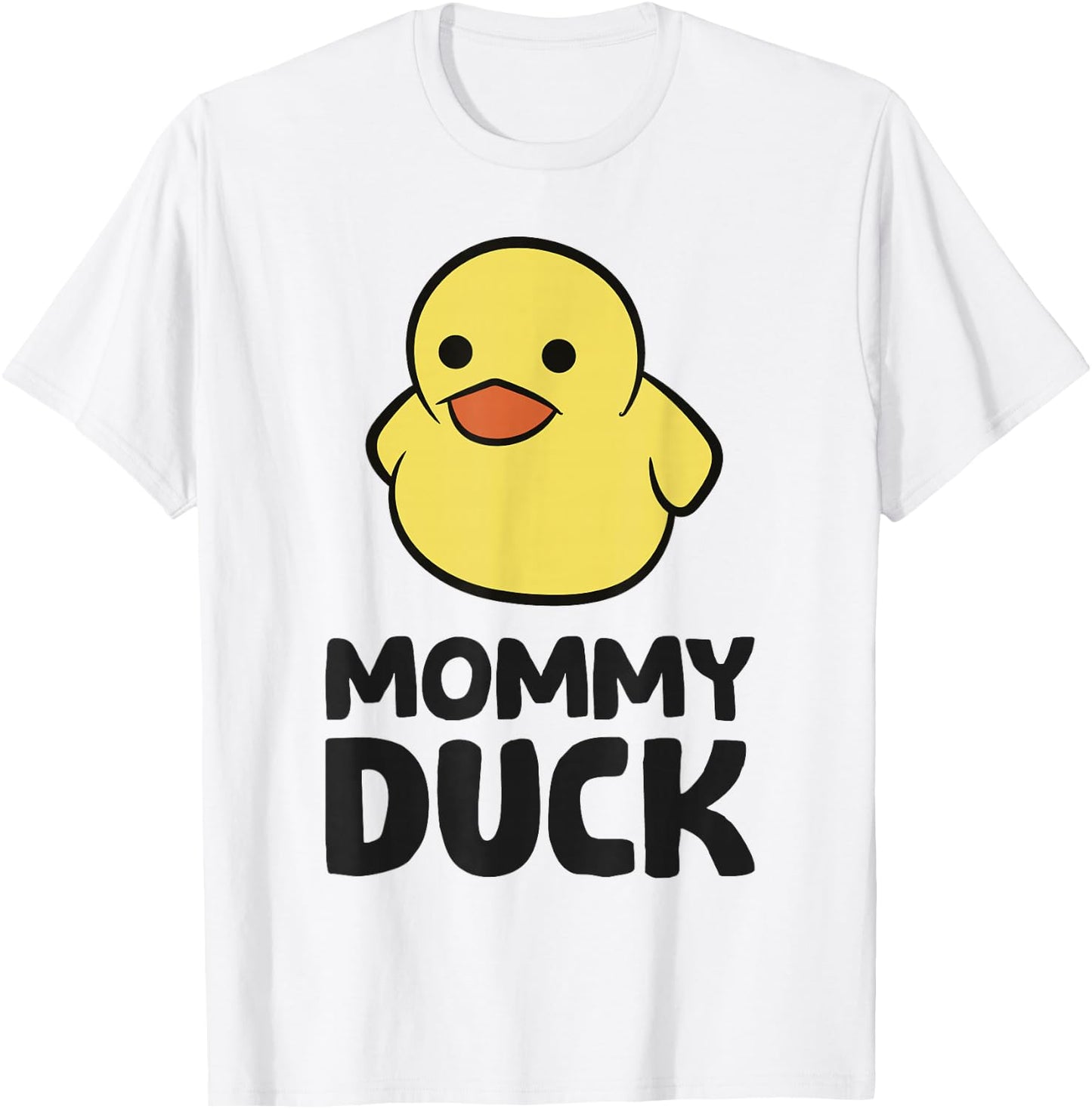 Mommy Duck Rubber Duck Mom T-Shirt - T-Shirt | White