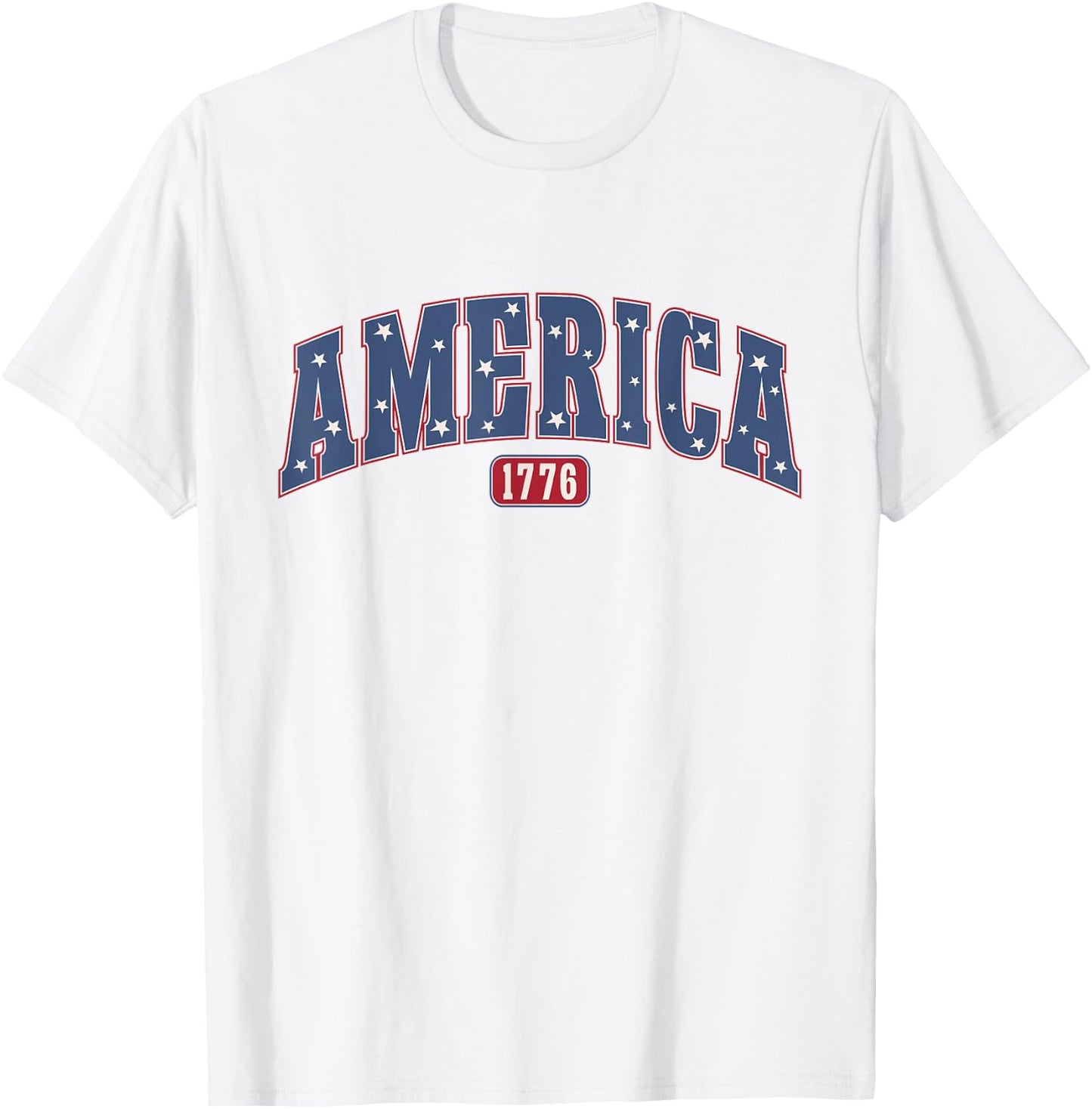 USA Since 1776 Flag American Independence 4th July Patriotic T-Shirt - T-Shirt | White