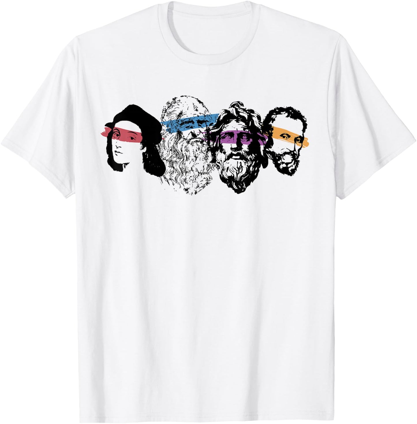 Renaissance-Ninja-Künstler-Shirt zum Zeichnen T-Shirt - T-Shirt | White