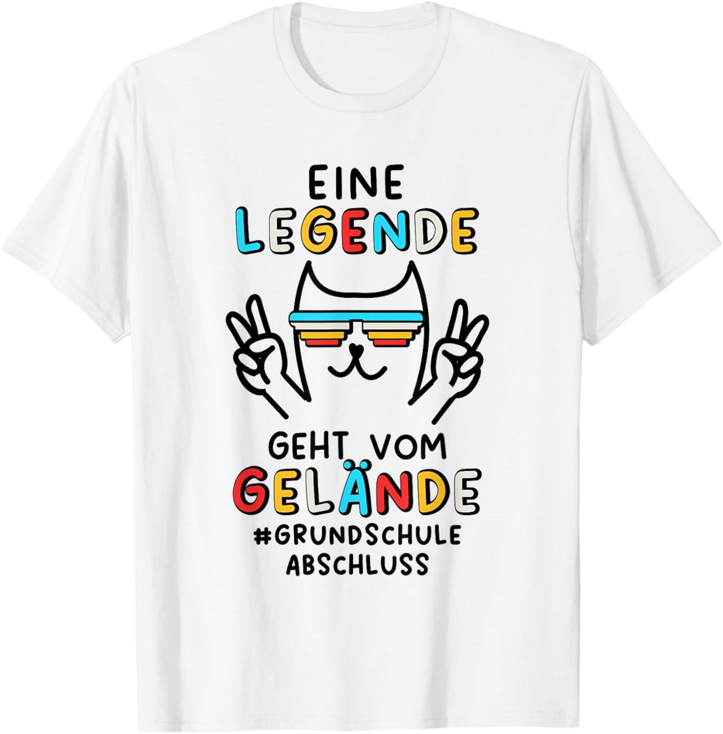 Primary School Graduation , White T-Shirt - T-Shirt | White