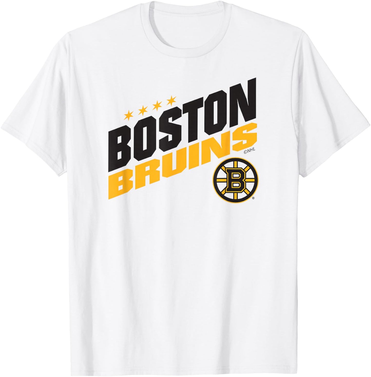 Boston Bruins Fuel White Officially Licensed T-Shirt - T-Shirt | White