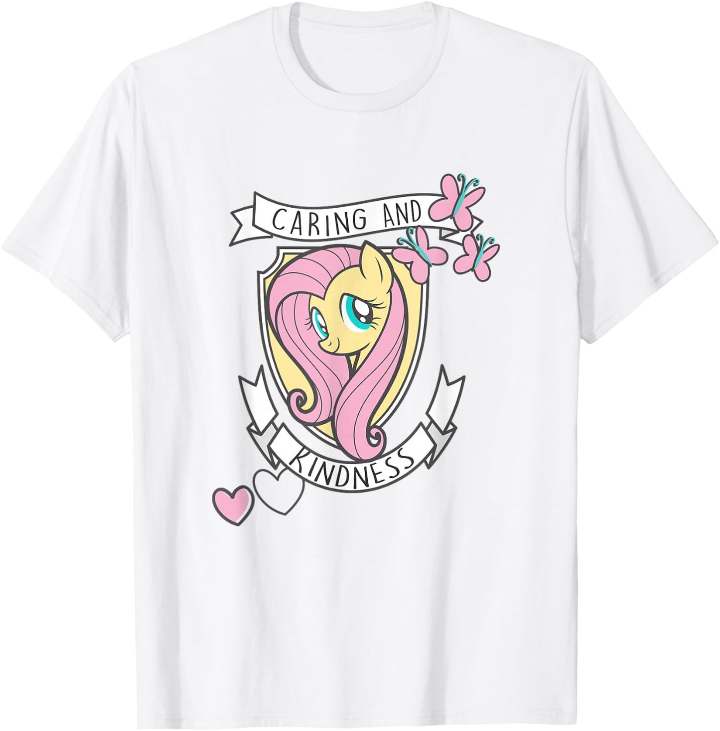 My Little Pony Fluttershy Caring and Kindness T-Shirt - T-Shirt | White