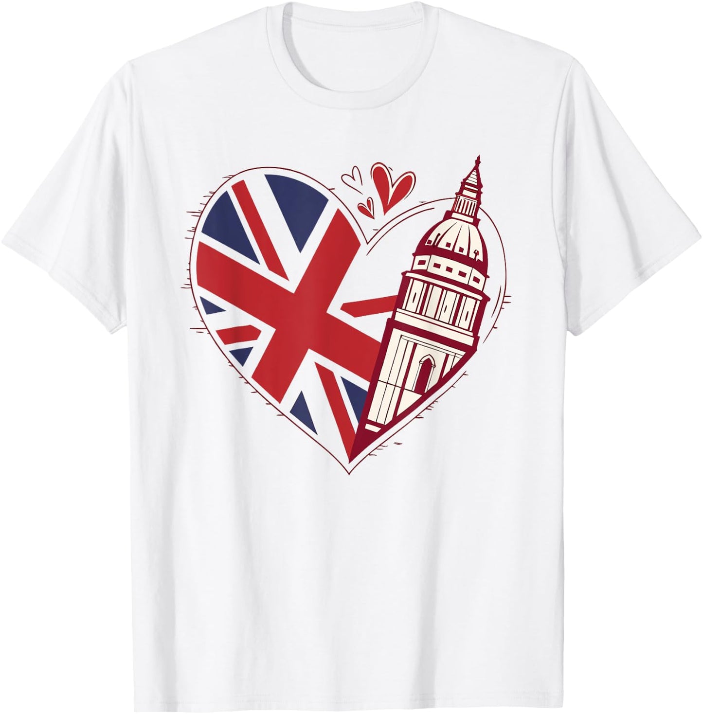 United Kingdom Flag , Women, Kids T-Shirt - T-Shirt | White