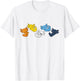 aroace Flag Pride LGBTQ Axolotl aroace T-Shirt - T-Shirt | White