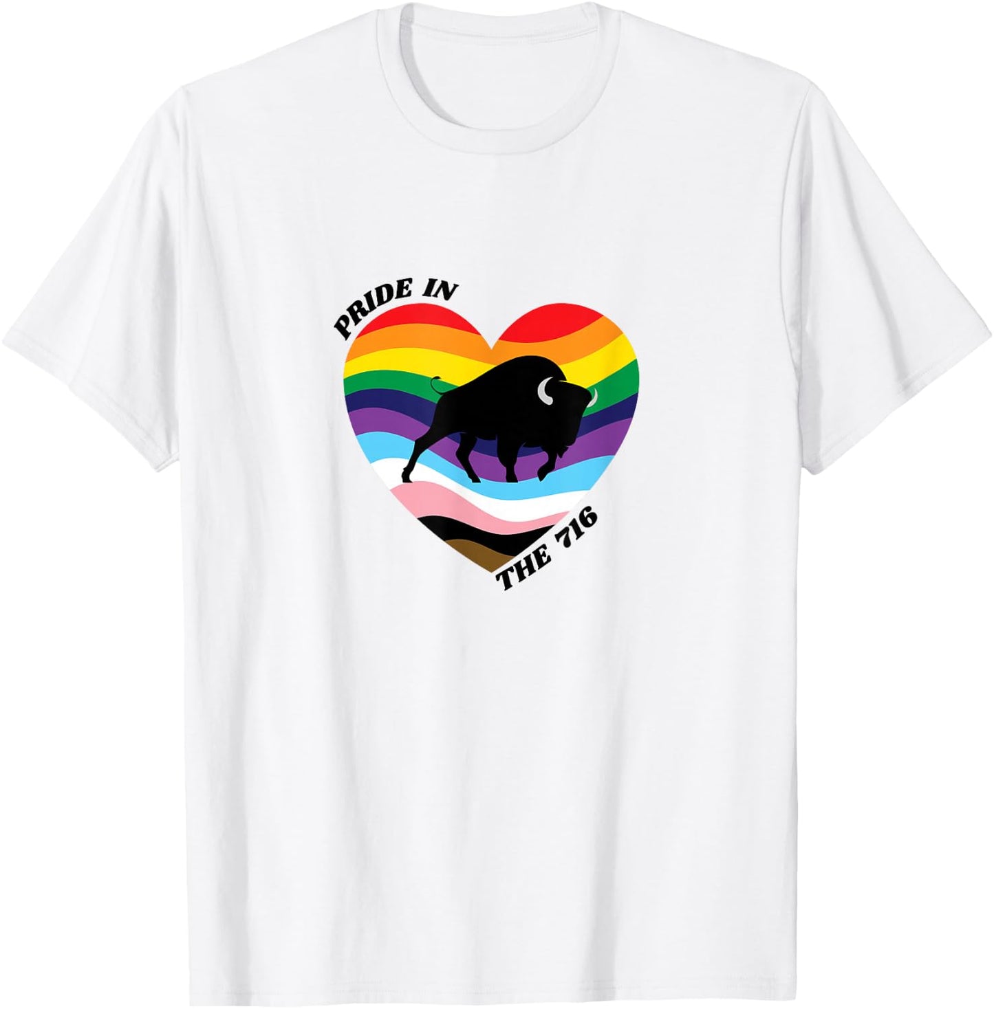 Buffalo Heart T-Shirt - T-Shirt | White