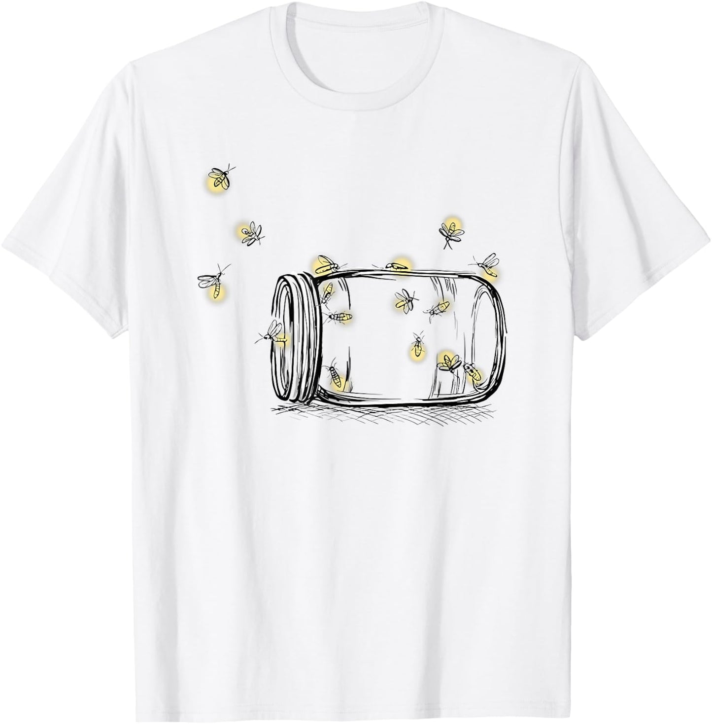 Summer Fireflies T-Shirt - T-Shirt | White